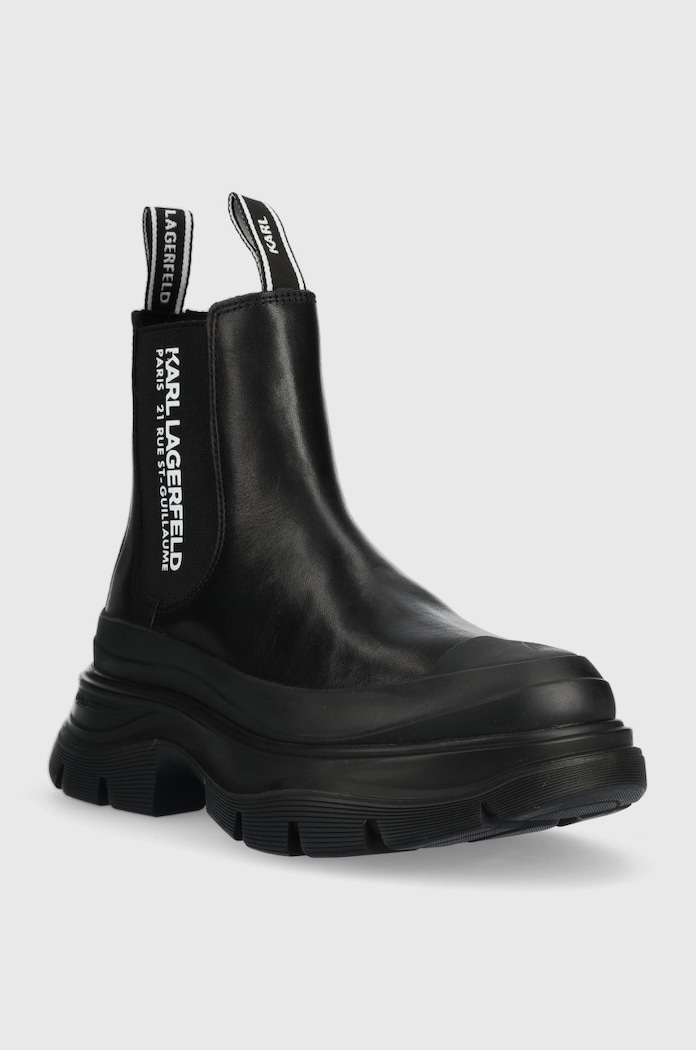 Karl Lagerfeld botine Luna KL42944.000 negru AW22