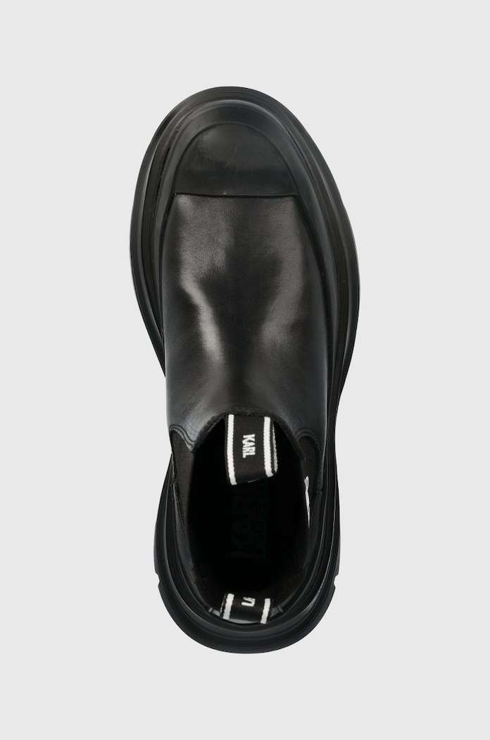 Karl Lagerfeld botine Luna negru KL42944.000