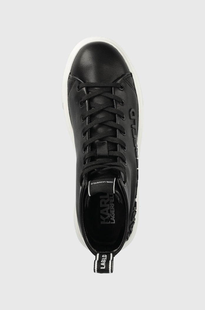Kožené tenisky Karl Lagerfeld MAXI KUP černá KL62255A.000