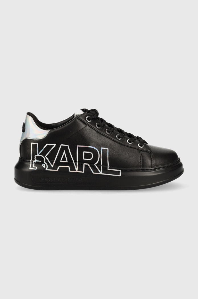 Karl Lagerfeld sneakersy KAPRI skóra zamszowa czarny KL62511I.00I