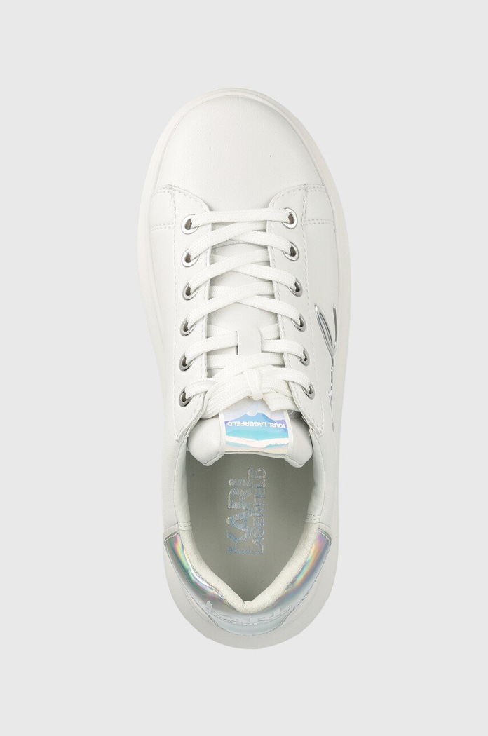Karl Lagerfeld sneakersy skórzane KAPRI biały KL62510A.01I