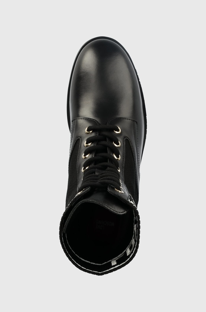 Workery Love Moschino čierna JA24244G1FIZE00A