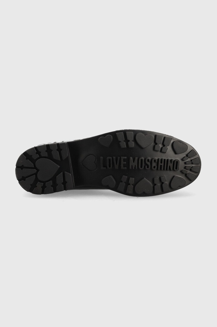 Кожени боти челси Love Moschino JA21084G1FIA0000 черен