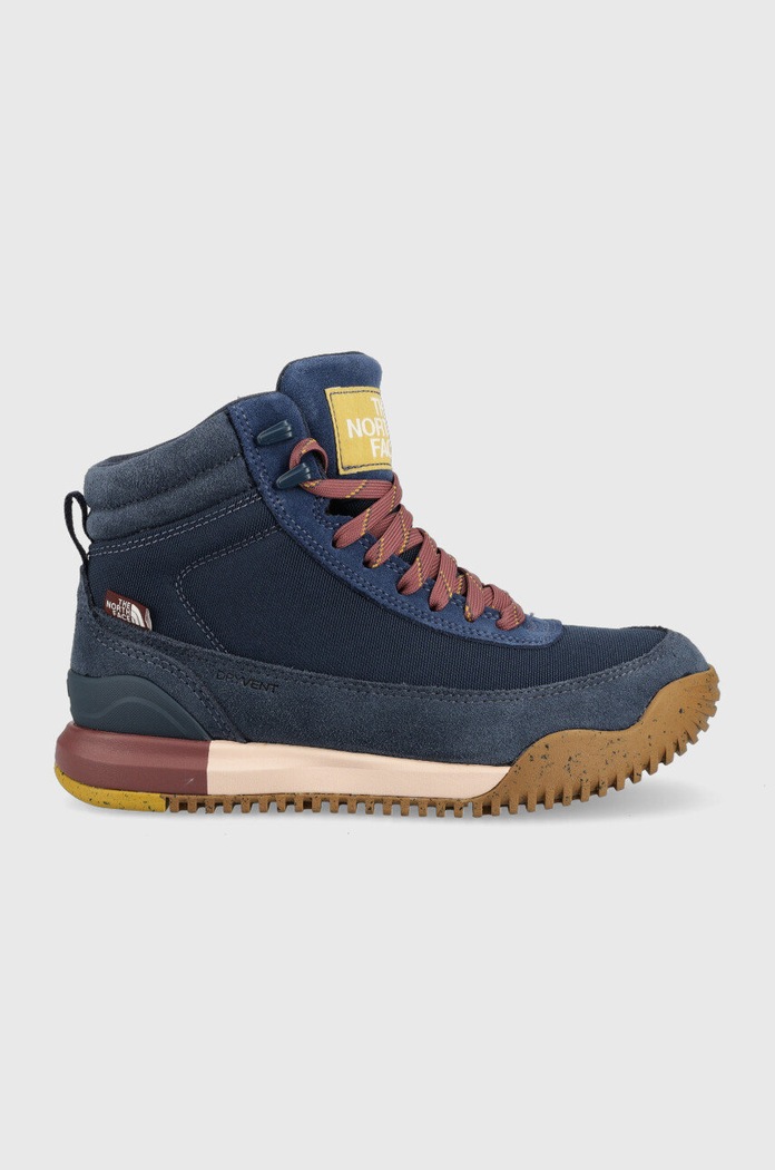 The North Face pantofi Back-To-Berkeley III piele întoarsă bleumarin NF0A5G2VN211