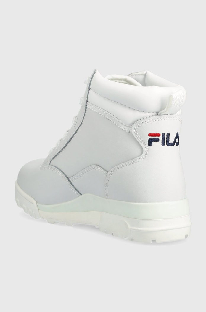Обувки Кожени кубинки Fila Grunge Ii L FFW0216 бял
