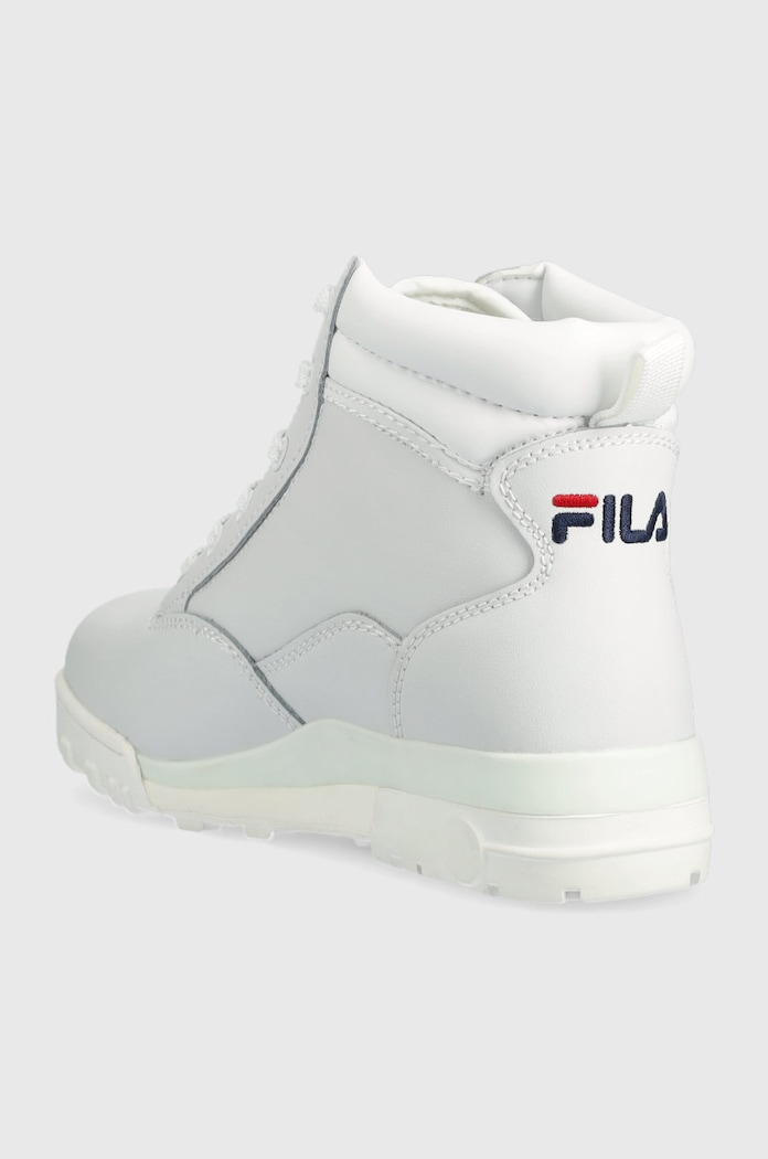 Обувки Кожени кубинки Fila Grunge Ii L FFW0216 бял