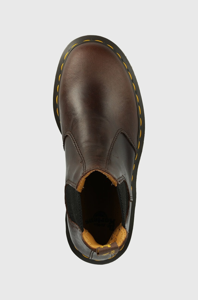 Δερμάτινες μπότες τσέλσι Dr. Martens 2976 Bex καφέ DM27896201