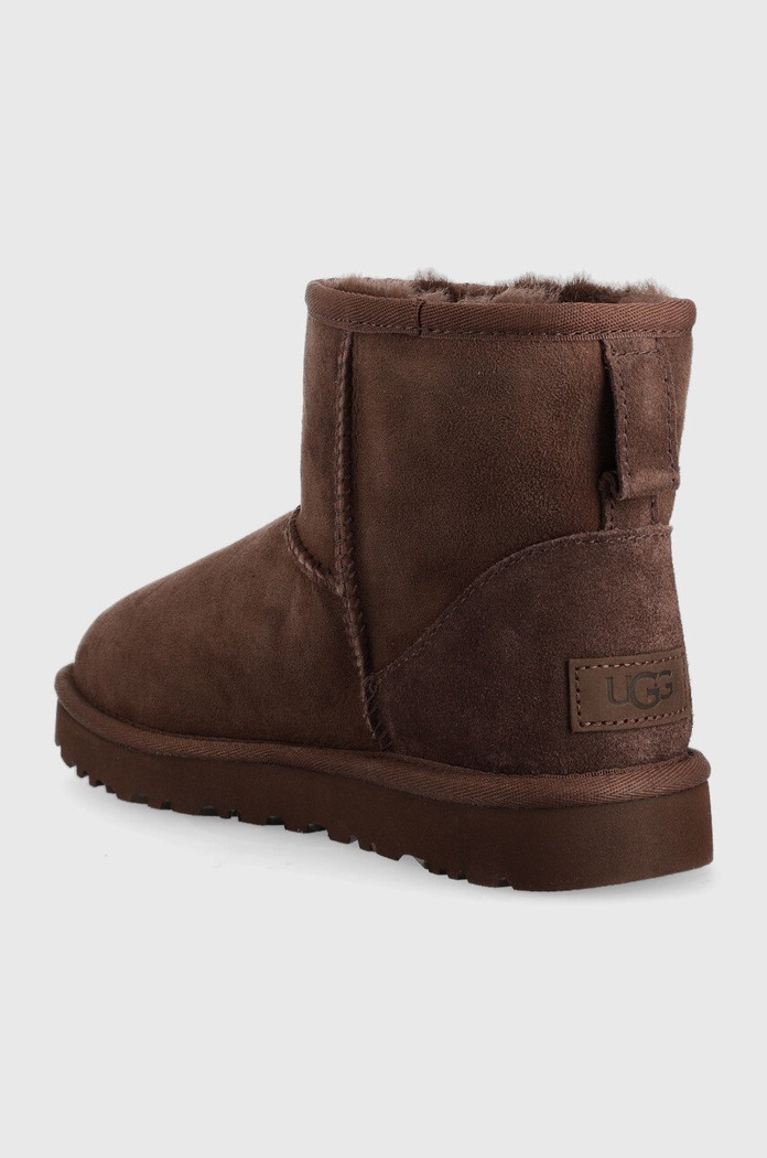 Boty Semišové sněhule UGG W Classic Mini II 1016222.BCDR hnědá