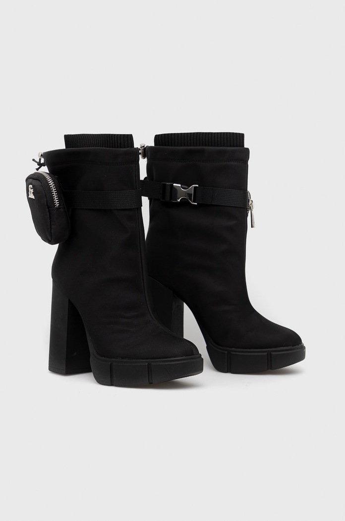 Nízké kozačky Steve Madden Riseup SM11001302.001 černá AW22