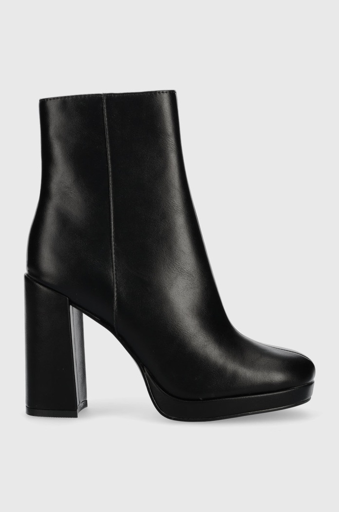 Steve Madden botki Main słupek czarny SM11001602.001