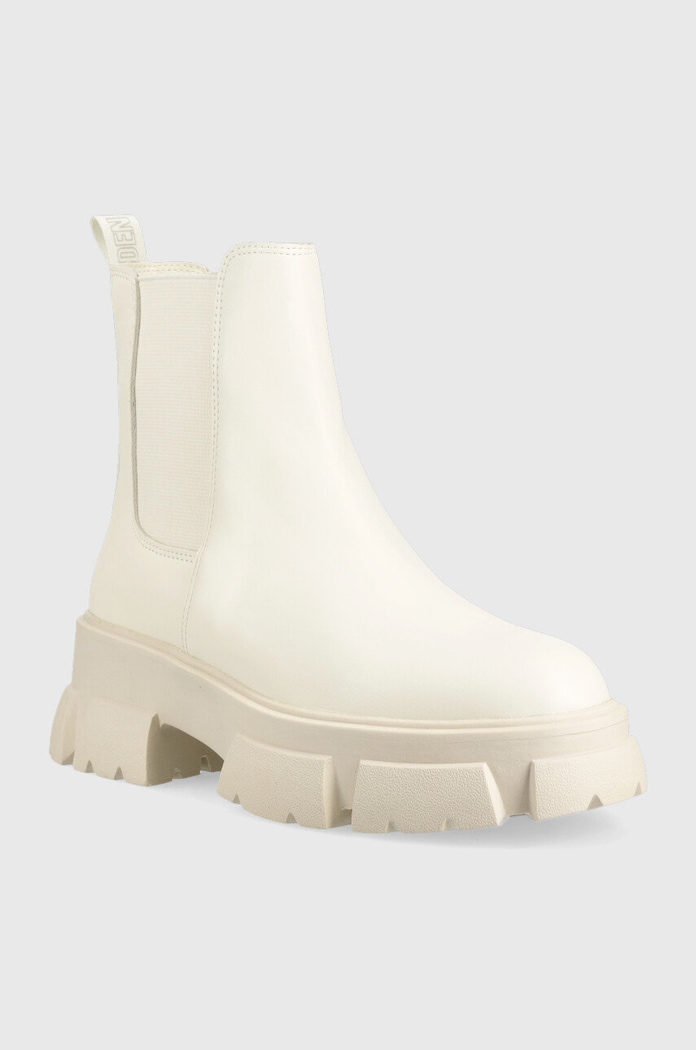 Kožené kotníkové boty Steve Madden Tunnel SM19000015.287 béžová AW22