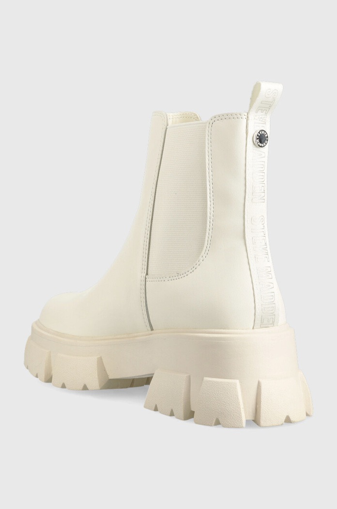 Boty Kožené kotníkové boty Steve Madden Tunnel SM19000015.287 béžová