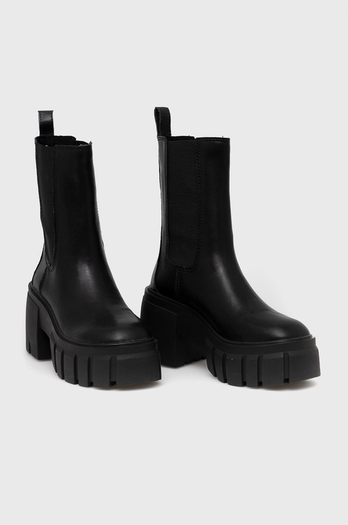 Δερμάτινες μπότες τσέλσι Steve Madden SM11002152.017 μαύρο AW22