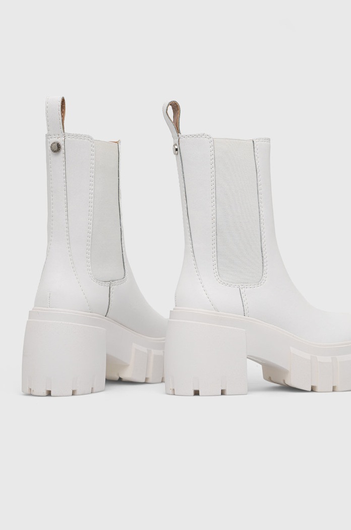 Obuwie Steve Madden sztyblety skórzane Ballistic SM11002152.127 biały
