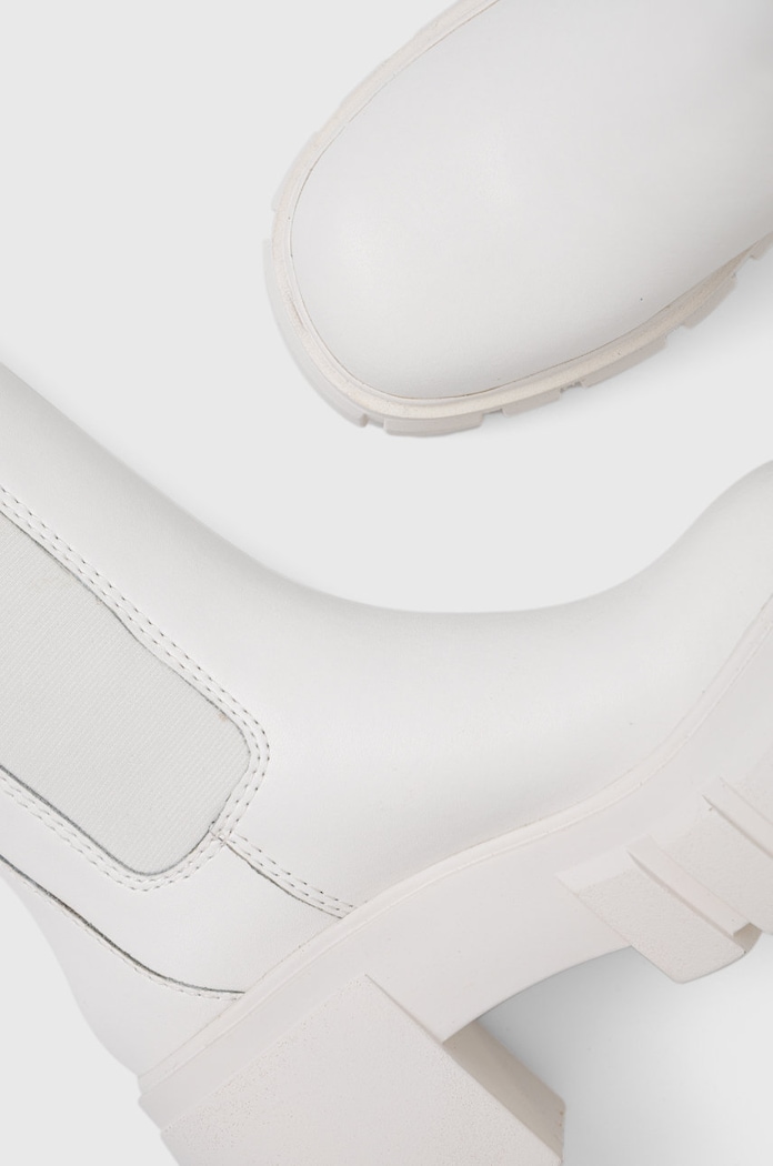 Steve Madden sztyblety skórzane Ballistic biały SM11002152.127
