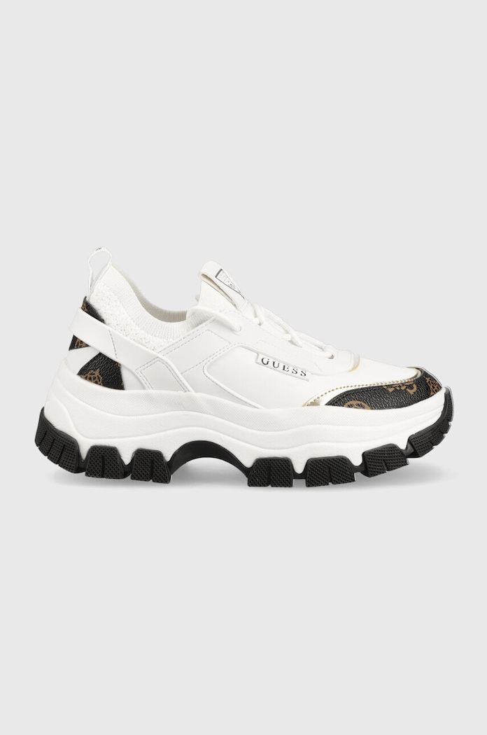 Sneakers Guess συνθετικό λευκό FL8BYD.SMF12.WHIBR