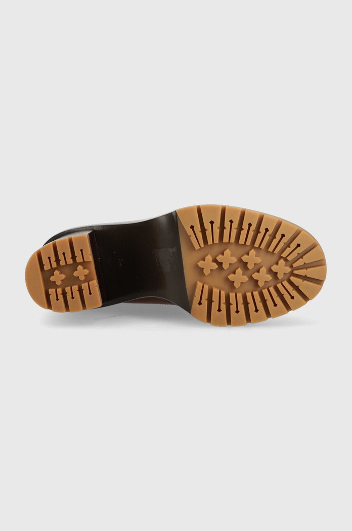 Kožené kotníkové boty Tory Burch Miller 77289.201 hnědá