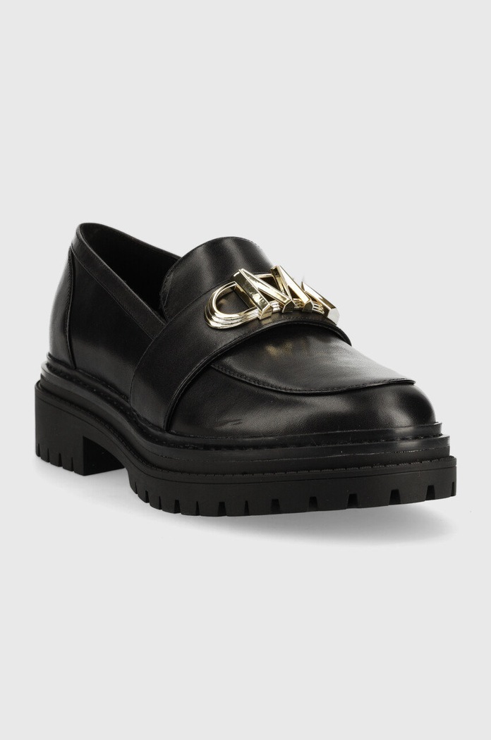 Kožené mokasíny MICHAEL Kors Parker 40F2PKFP1L.001 černá AW24