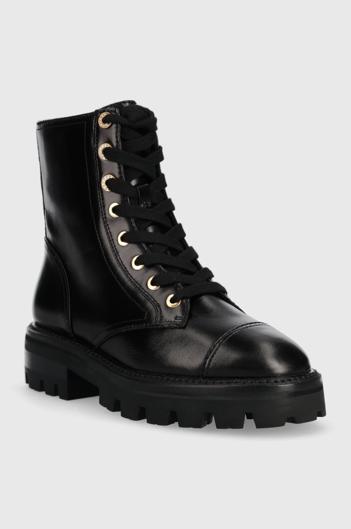 Kožené workery Kate Spade Merritt Lug K9820.BLK čierna AW22