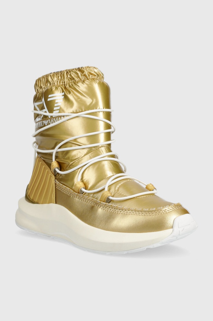 EA7 Emporio Armani śniegowce Snow Boot X8M002.XK230.R369 złoty AW22