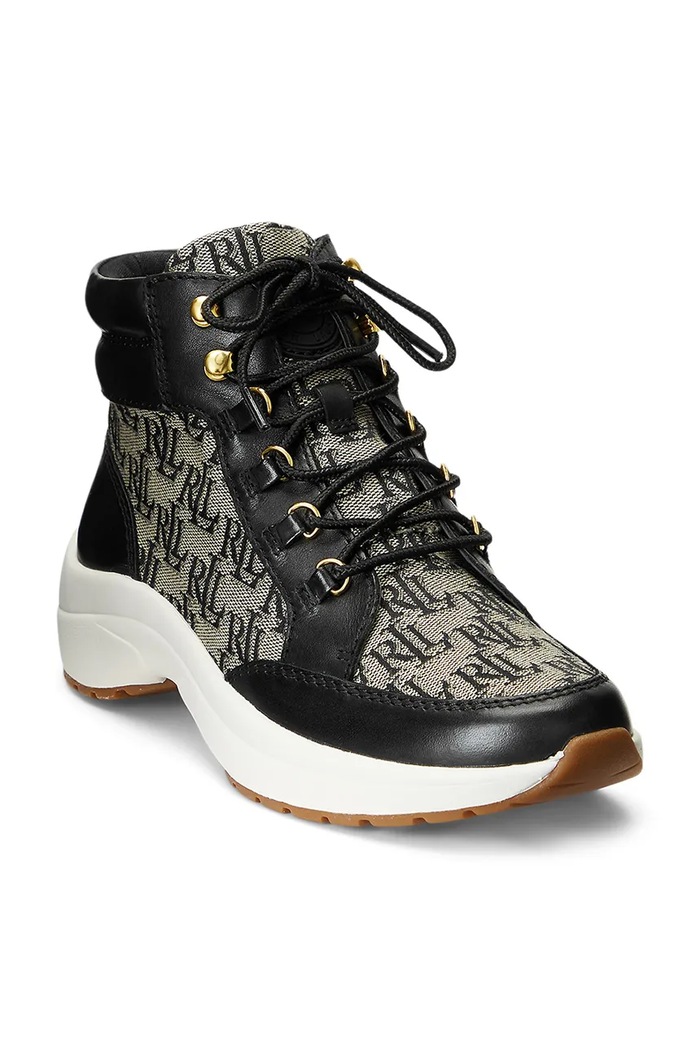 Tenisky Lauren Ralph Lauren 802882618001.001 černá AW22