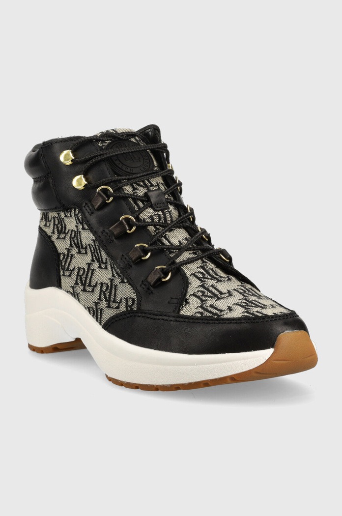 Lauren Ralph Lauren sneakersy Rylee 802882618001.001 czarny AW22
