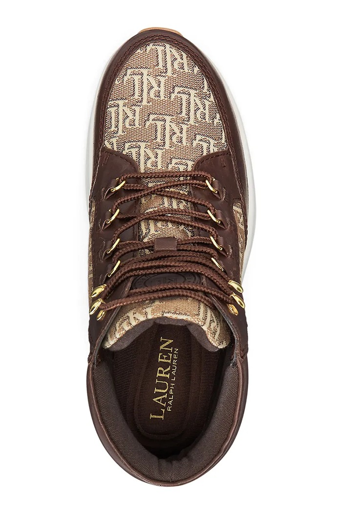 Obuv Tenisky Lauren Ralph Lauren Rylee 802882618003.200 hnedá