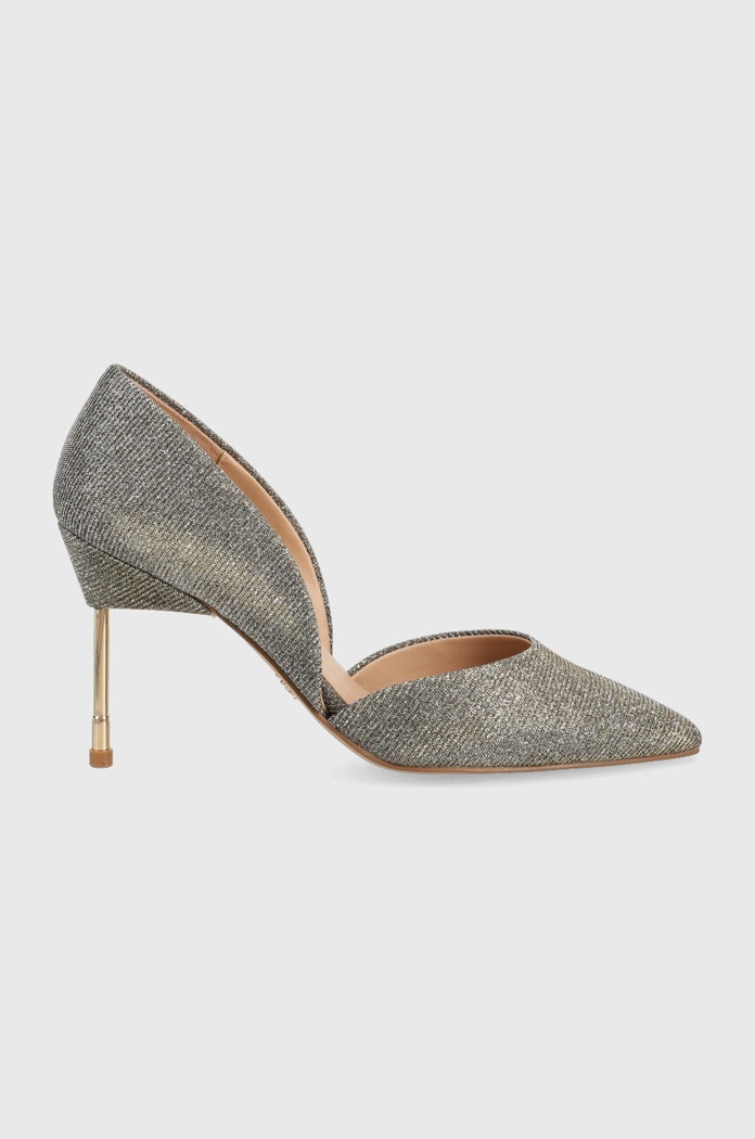 Kurt Geiger London pantofi cu toc Bond 90 subțire argintiu 7428760609.BRONZE