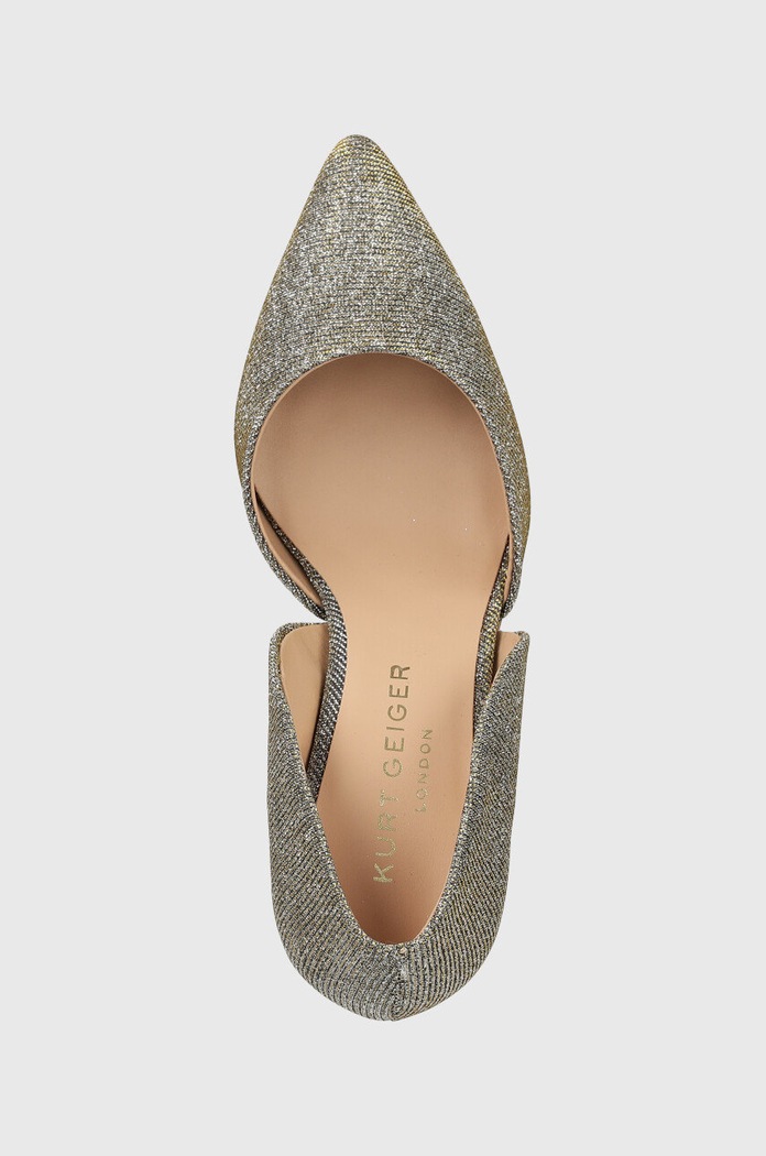 Kurt Geiger London pantofi cu toc Bond 90 argintiu 7428760609.BRONZE