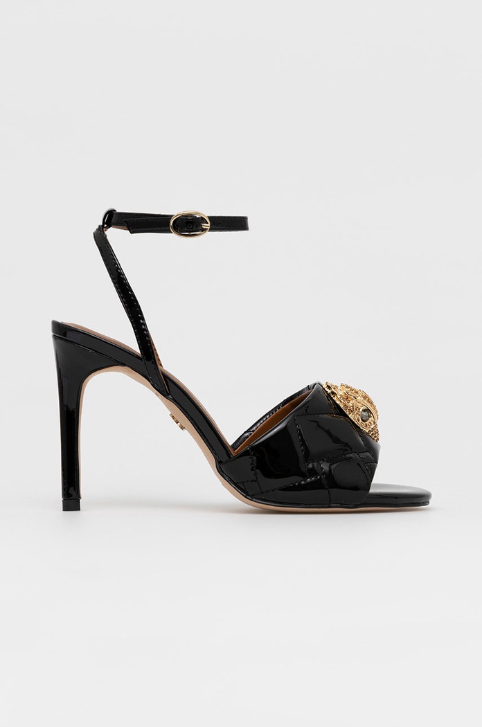 Kurt Geiger London Sandały skórzane Kensington Sand czarny 8489900309.BLACK