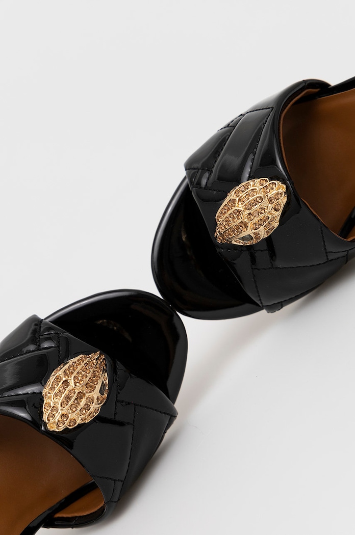 Sandały skórzane Kensington Sand Kurt Geiger London 8489900309.BLACK czarny