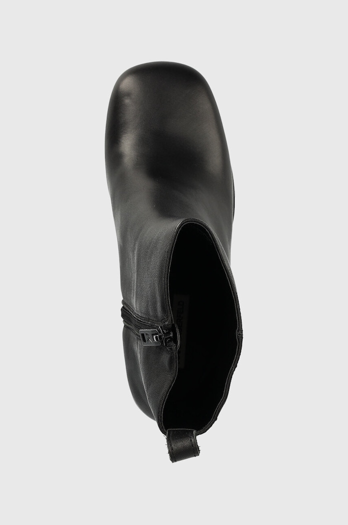 Kožené kotníkové boty Karl Lagerfeld Strada černá KL30144.000
