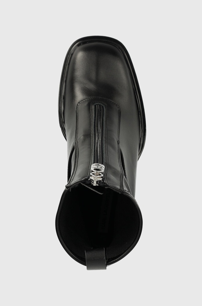 Δερμάτινες μπότες Karl Lagerfeld VoyageVOYAGE μαύρο KL30159.000