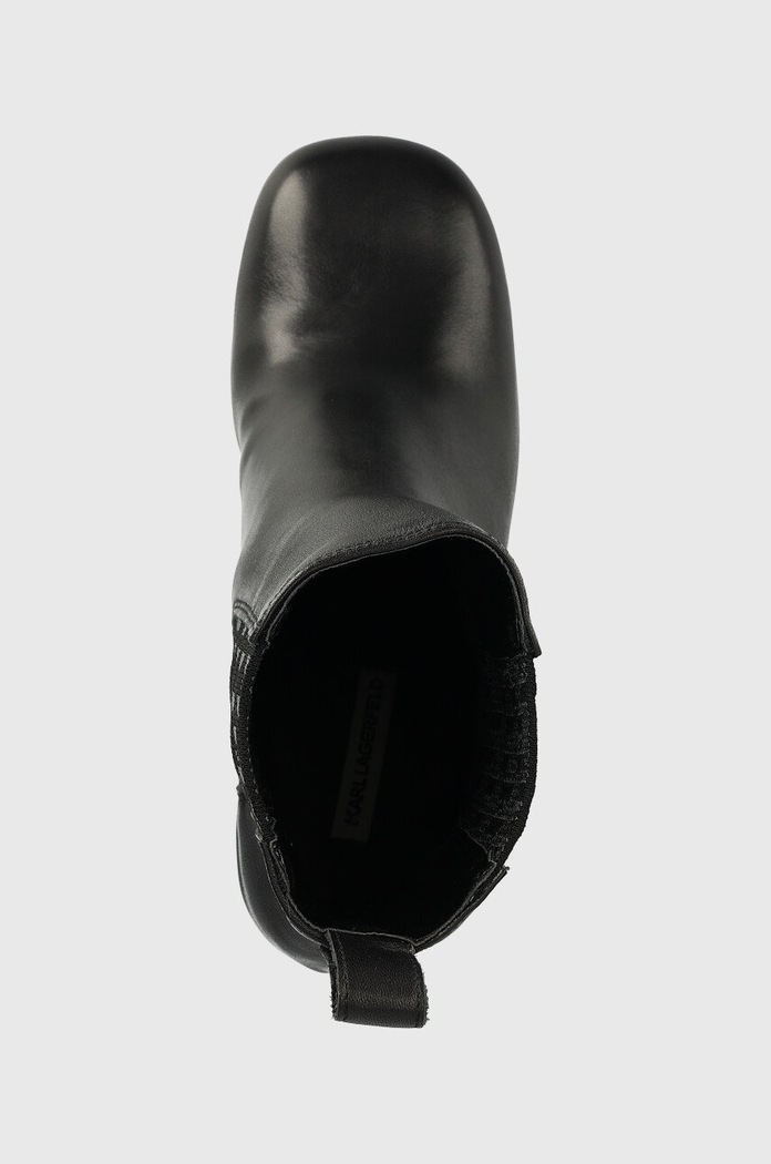 Кожени боти челси Karl Lagerfeld LAVINIA III черен KL39940.000