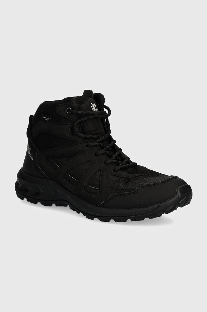 Boty Jack Wolfskin Woodland 2 Texapore Mid nezateplené černá 4051331