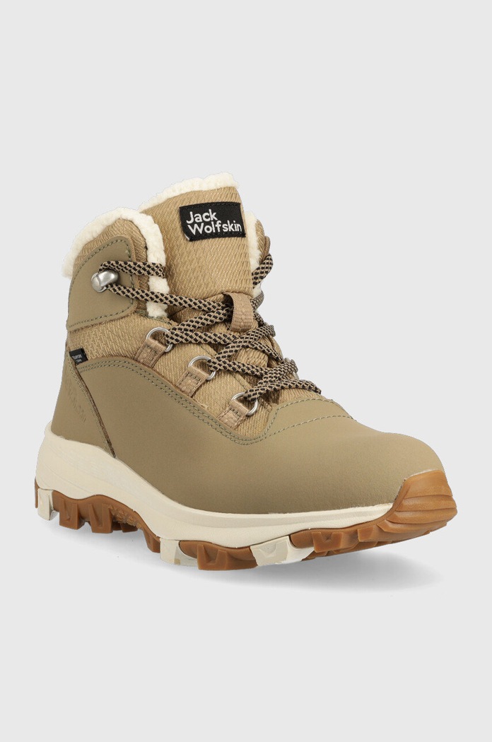 Jack Wolfskin pantofi Everquest Texapore Mid 4053581 bej AW25