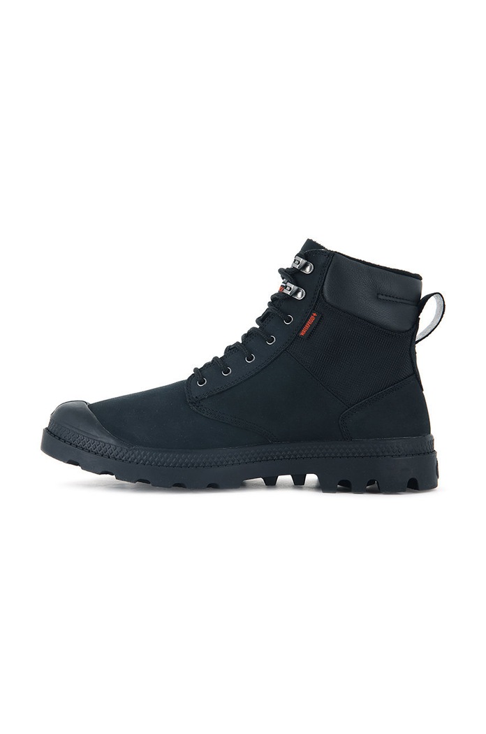 Palladium bőr cipő Pampa Shield Wp Lux fekete 76843.010.M