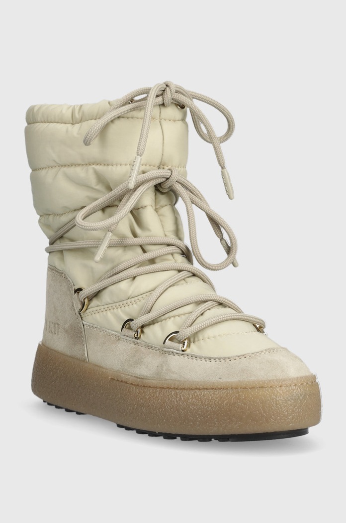 Čizme za snijeg Moon Boot Ltrack Suede Nylon 24500200.SAND bež AW22