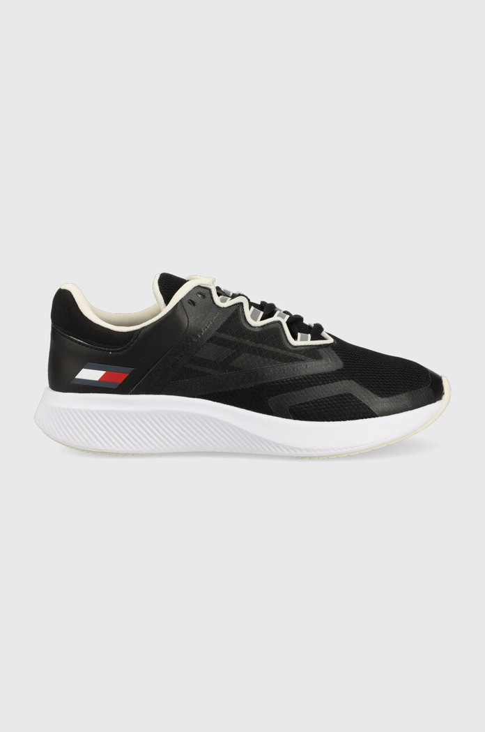 Sportovní boty Tommy Sport textilní černá FC0FC00046