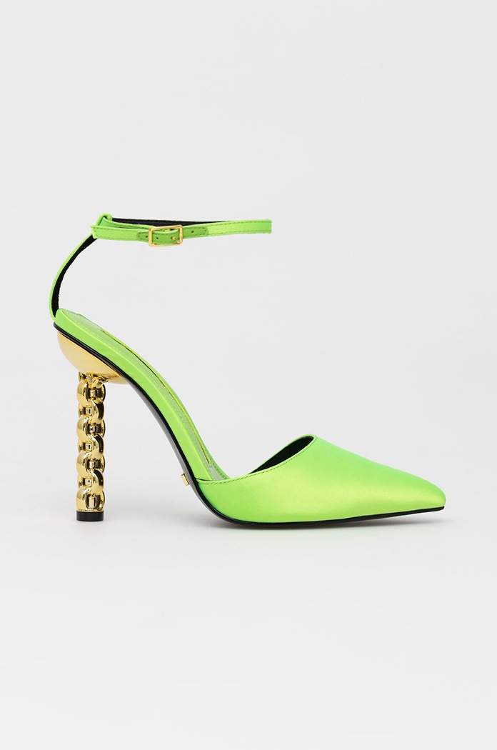 Γόβες παπούτσια Kat Maconie Jojo στιλέτο πράσινο JOJO.HIGHLIGHTER.GREEN