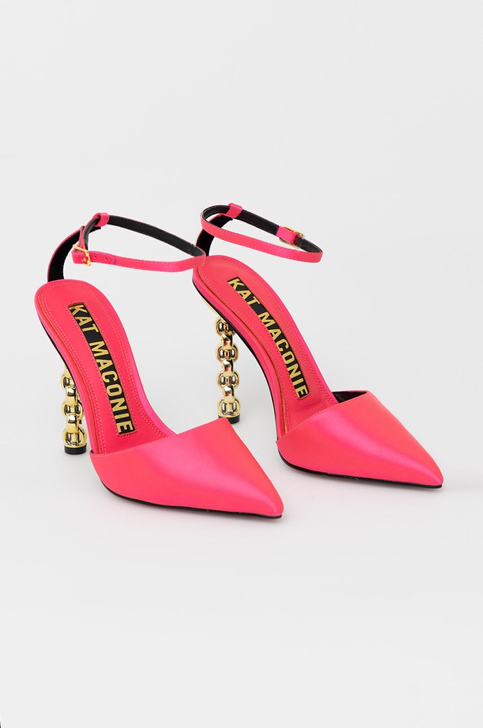 Γόβες παπούτσια Kat Maconie Jojo JOJO.HIGHLIGHTER.PINK ροζ AW22