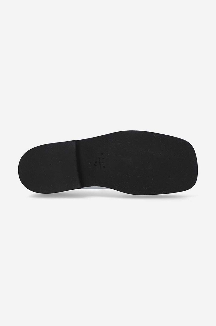 Marni mokasyny skórzane Moccasin Shoe MOMS003904.P3731 biały AW22