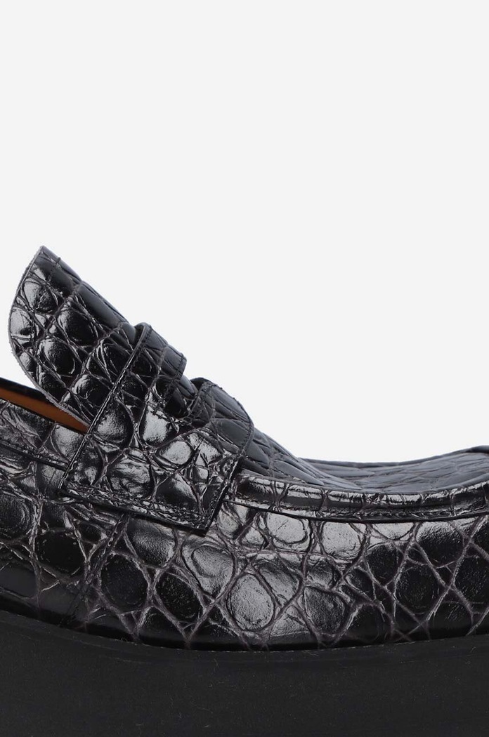Marni Kožené mokasíny Marni MOMS002506.P5046