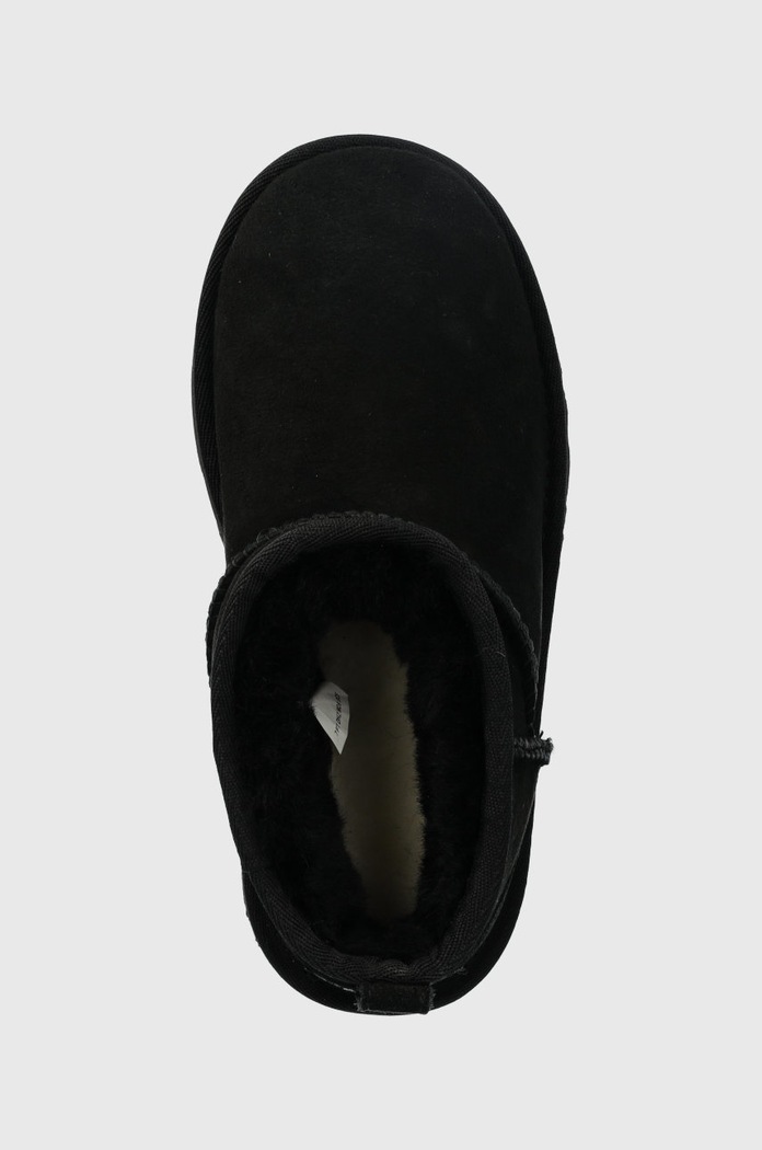 Dětské semišové sněhule UGG Classic Ultra Mini černá 1130750K.BLK