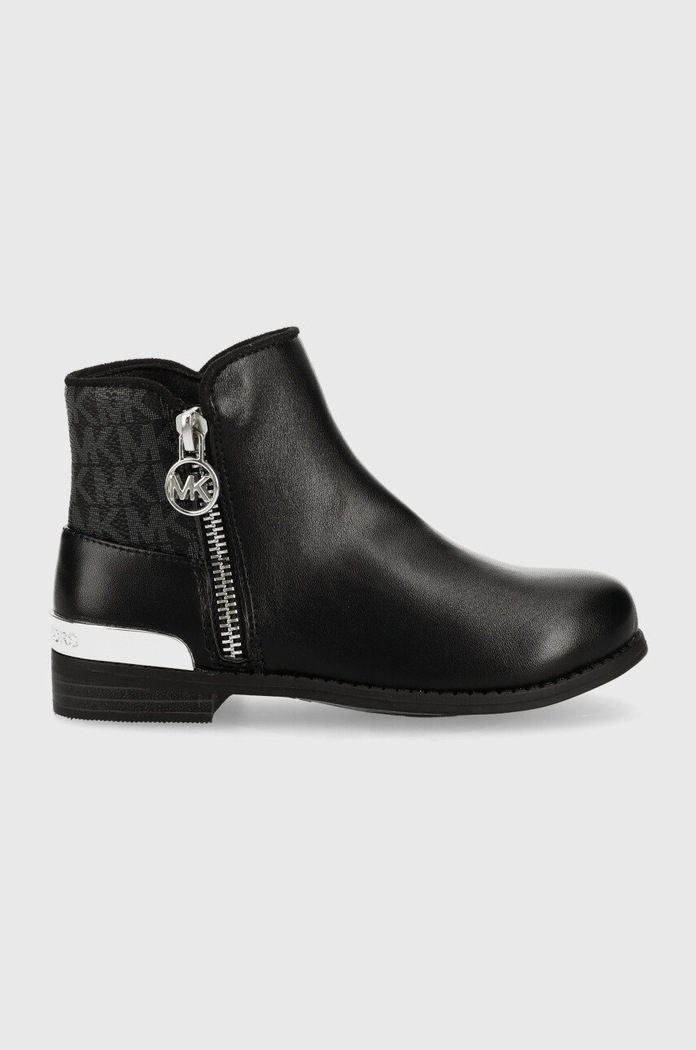 Детские ботинки Michael Kors молния чёрный MK100493