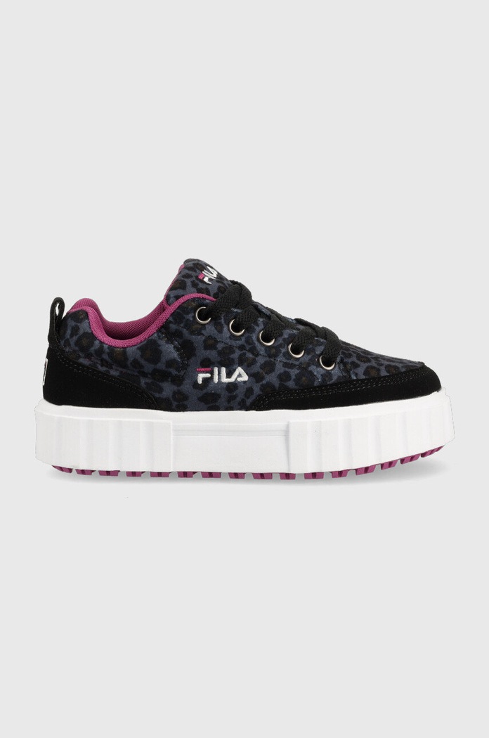 Detské tenisky Fila Sandblast textilný tmavomodrá FFK0082