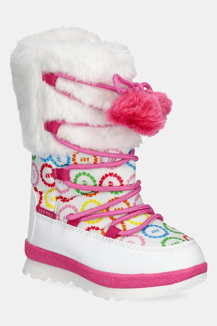 Dětské sněhule Agatha Ruiz de la Prada imitace kůže bílá 221995.