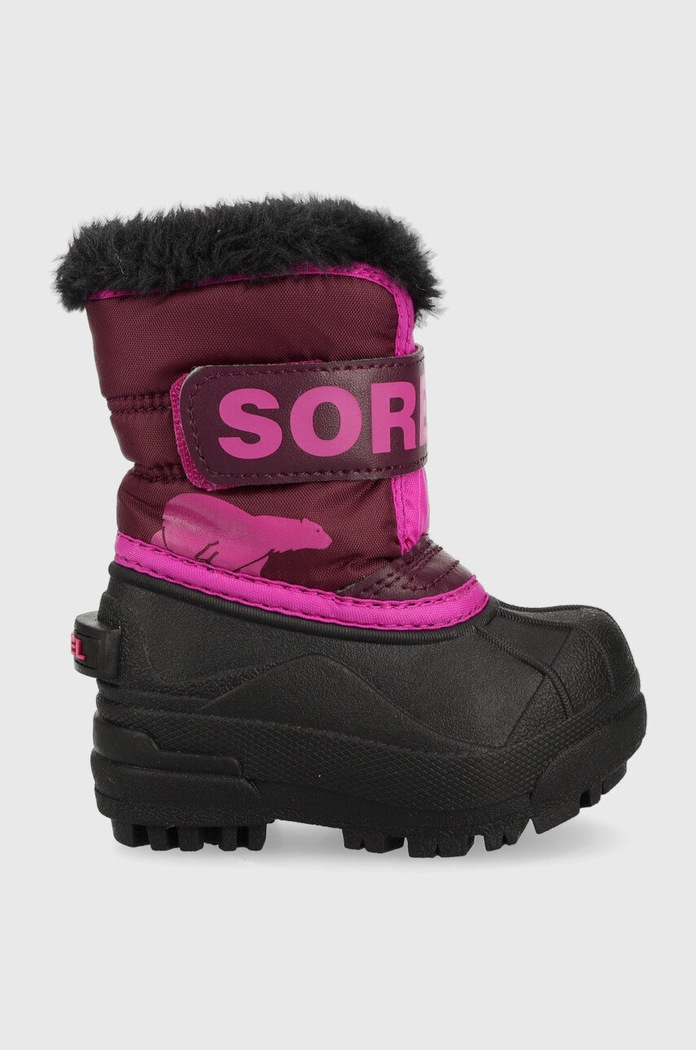 Sorel śniegowce dziecięce Toddler syntetyczny fioletowy 1869562.G