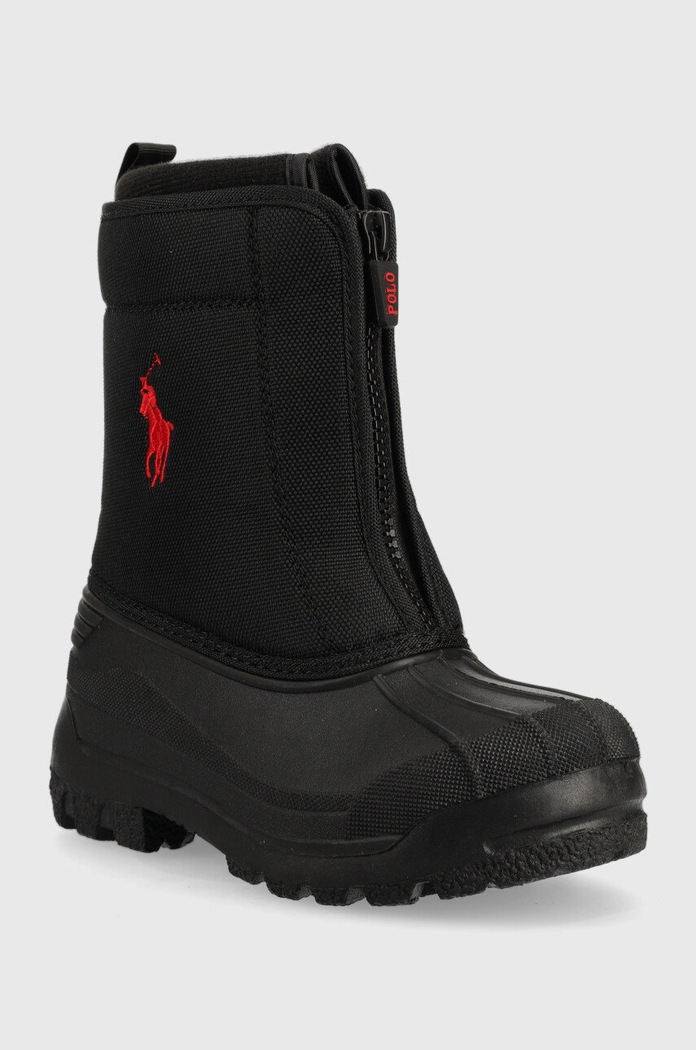 Dječje cipele za snijeg Polo Ralph Lauren RF103217 crna AW22