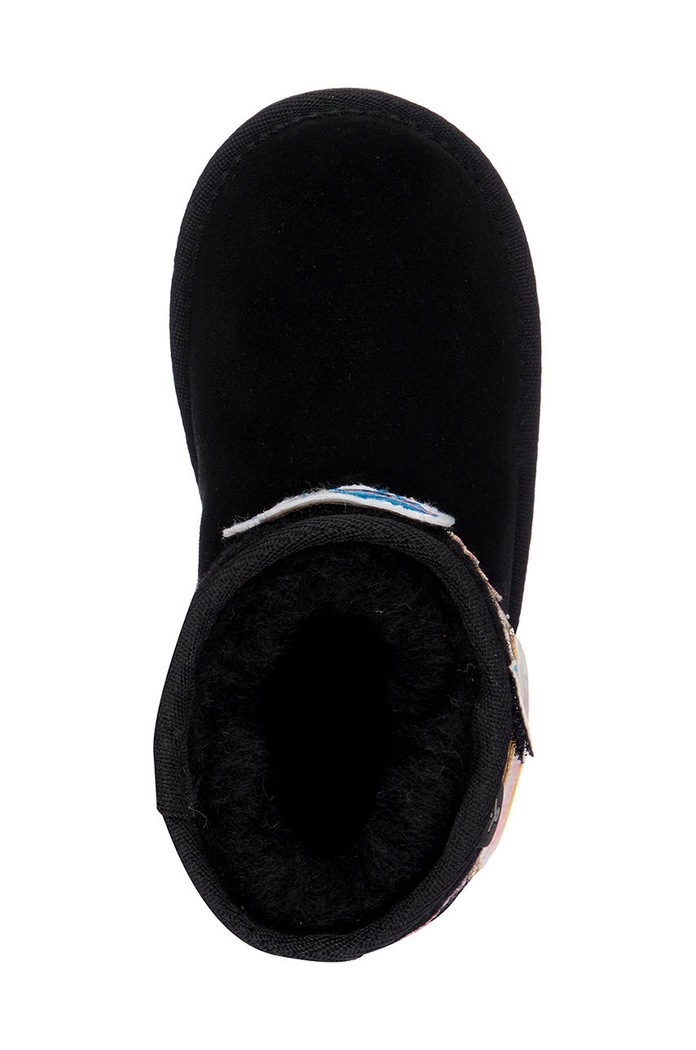 Μπότες χιονιού σουέτ για παιδιά Emu Australia Wallaby Mini Play K12748.Wallaby.Mini.Pla μαύρο